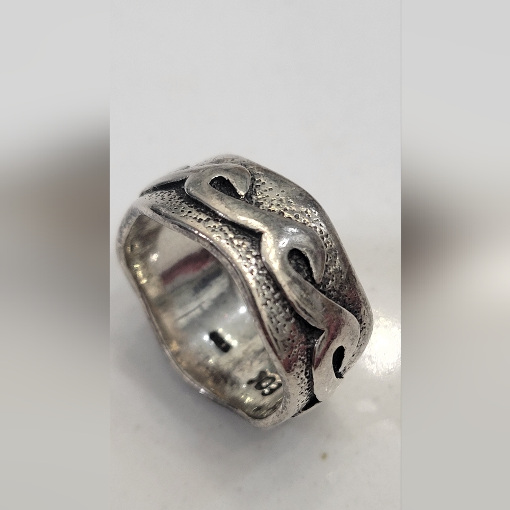 Silver Wave Ring - image 4